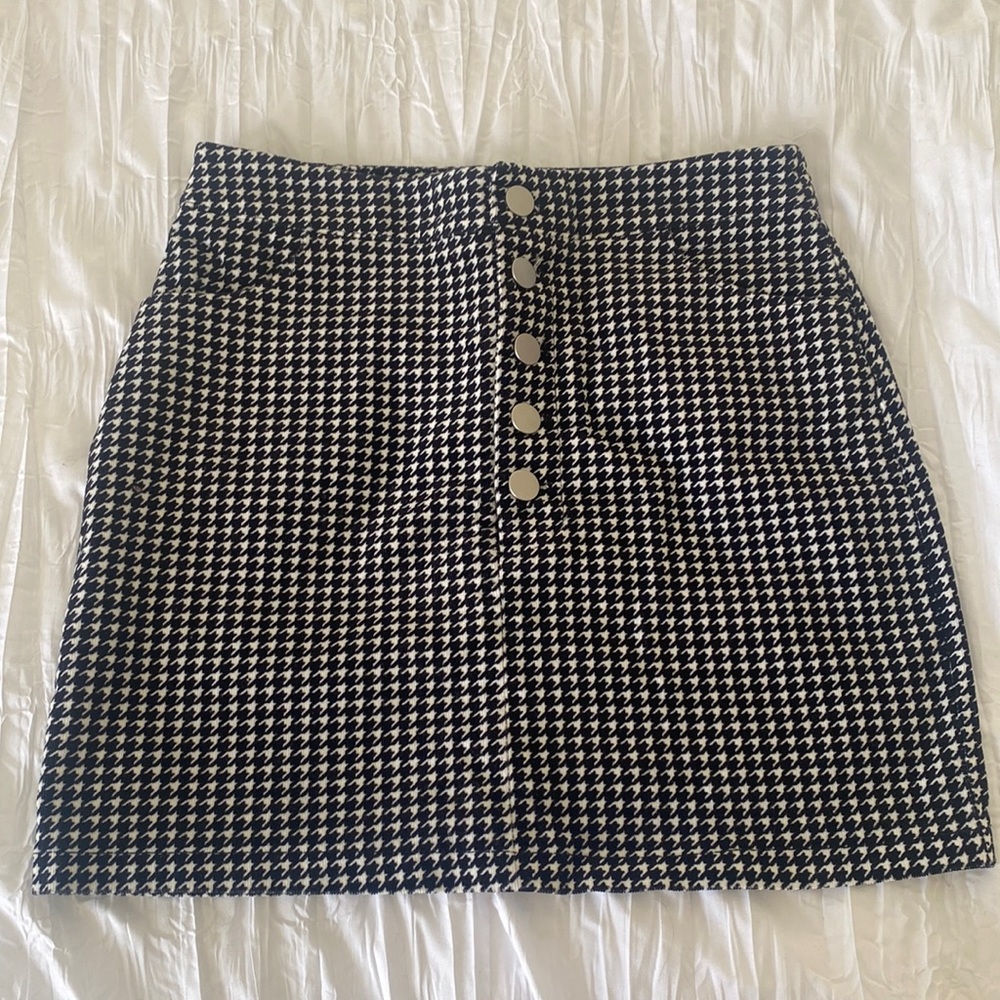 Suede skirt